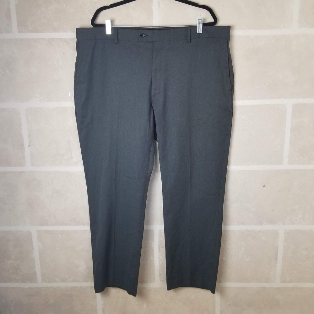 Men's Flat Front Straight Dress Pants Size 42x30